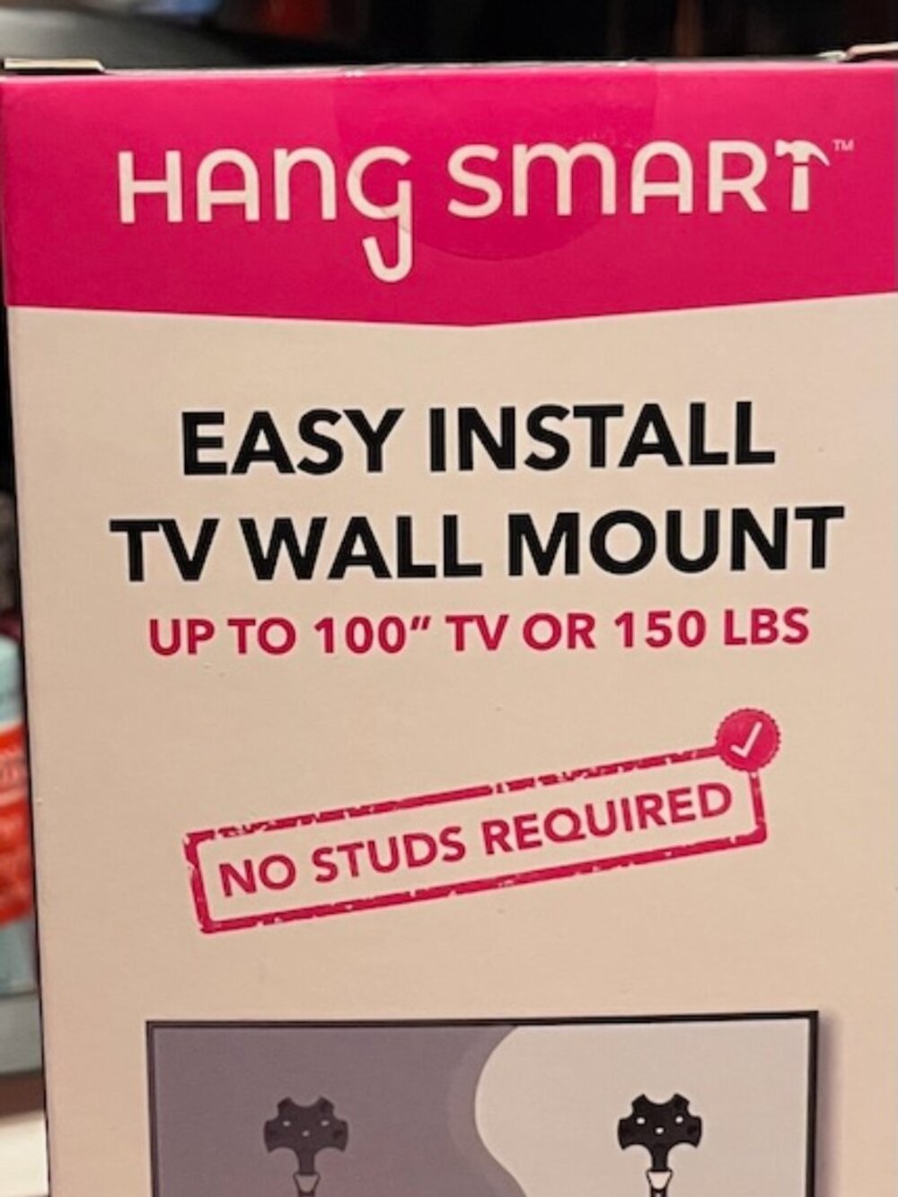 Hang Smart Easy Install TV Wall Mount - New In Box